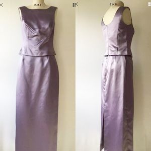 Michaelangelo Sleeve Less Party Dress Lilac (1)